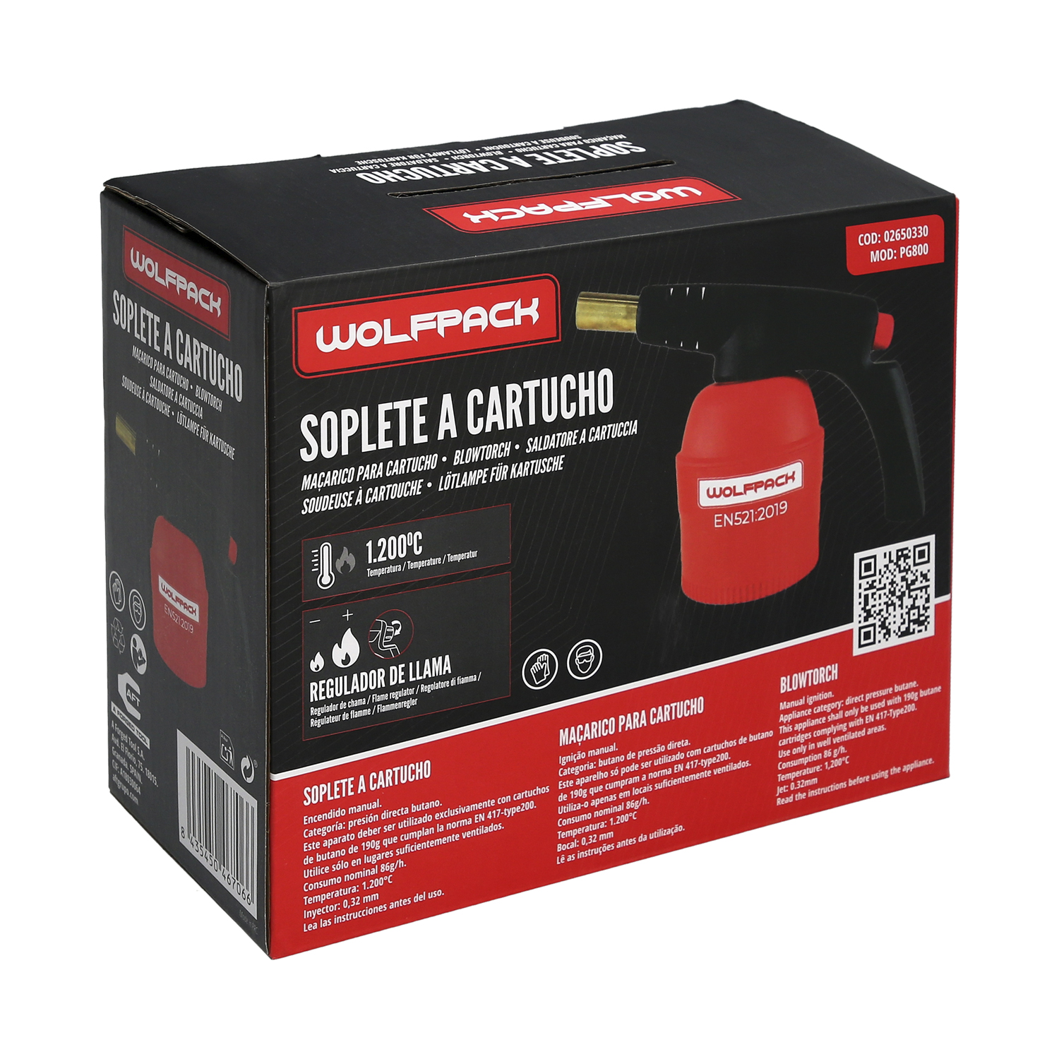 Soplete A Cartucho Cuerpo ABS - Imagen 5