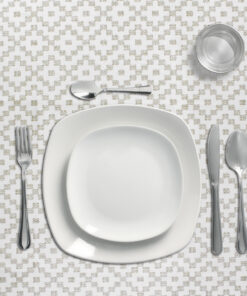 Alternative view of Mantel Hule Rectangular ZigZag Impermeable Antimanchas PVC 140x250 cm.  Recortable Uso Interior y Exterior