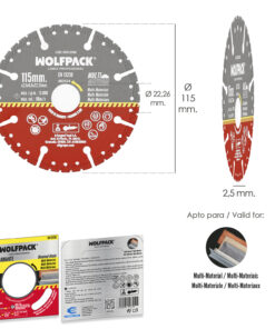 Alternative view of Disco Diamante 115 Mm Multimaterial Total X