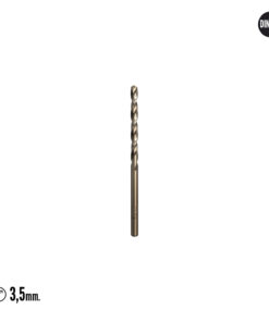 Alternative view of Broca Cobalto Hss Cilindrica 3,50 mm. Blister 2 Unidades.