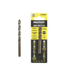 Broca Cobalto Hss Cilindrica 4,50 mm. Blister 2 Unidades.