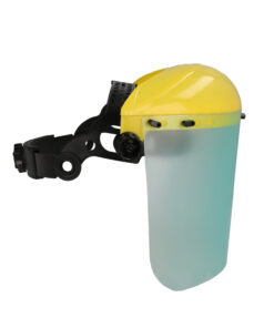 Alternative view of Protector Facial Con Arnes Ajustable Pantalla Policarbonato 390x200 mm. visera Seguridad, Anti Impactos, Casco Desbrozadora