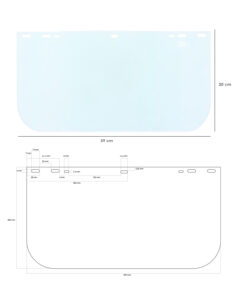Alternative view of Recambio Pantalla 390x200 mm. Para Protector Facial Con Arnes
