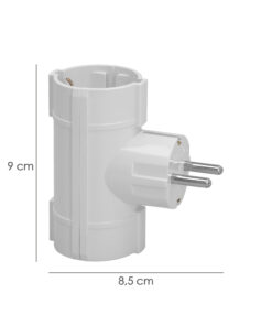 Alternative view of Adaptador Doble Schuko 16 A 250 V.