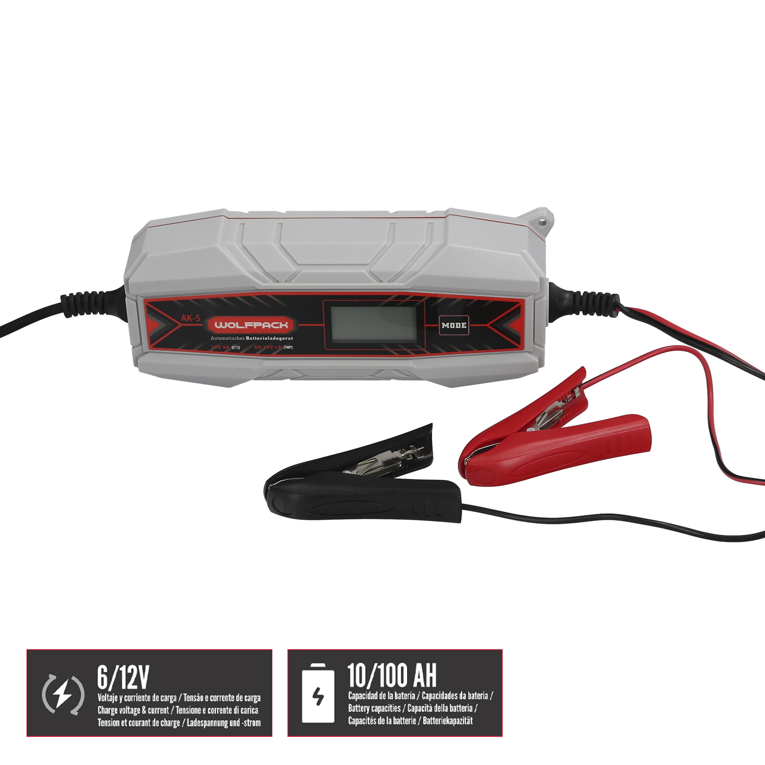 Cargabaterias Con Mantenedor de Carga 4/12V 10-10Ah Automatico - Imagen 3