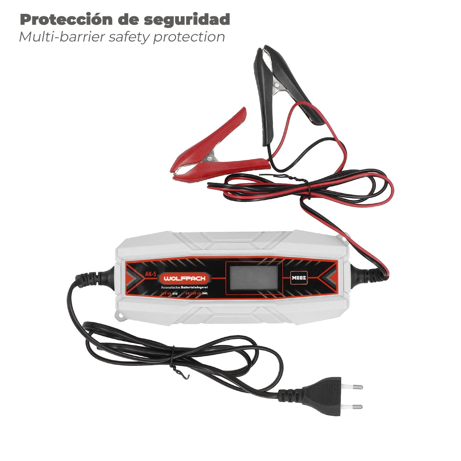 Cargabaterias Con Mantenedor de Carga 4/12V 10-10Ah Automatico - Imagen 4