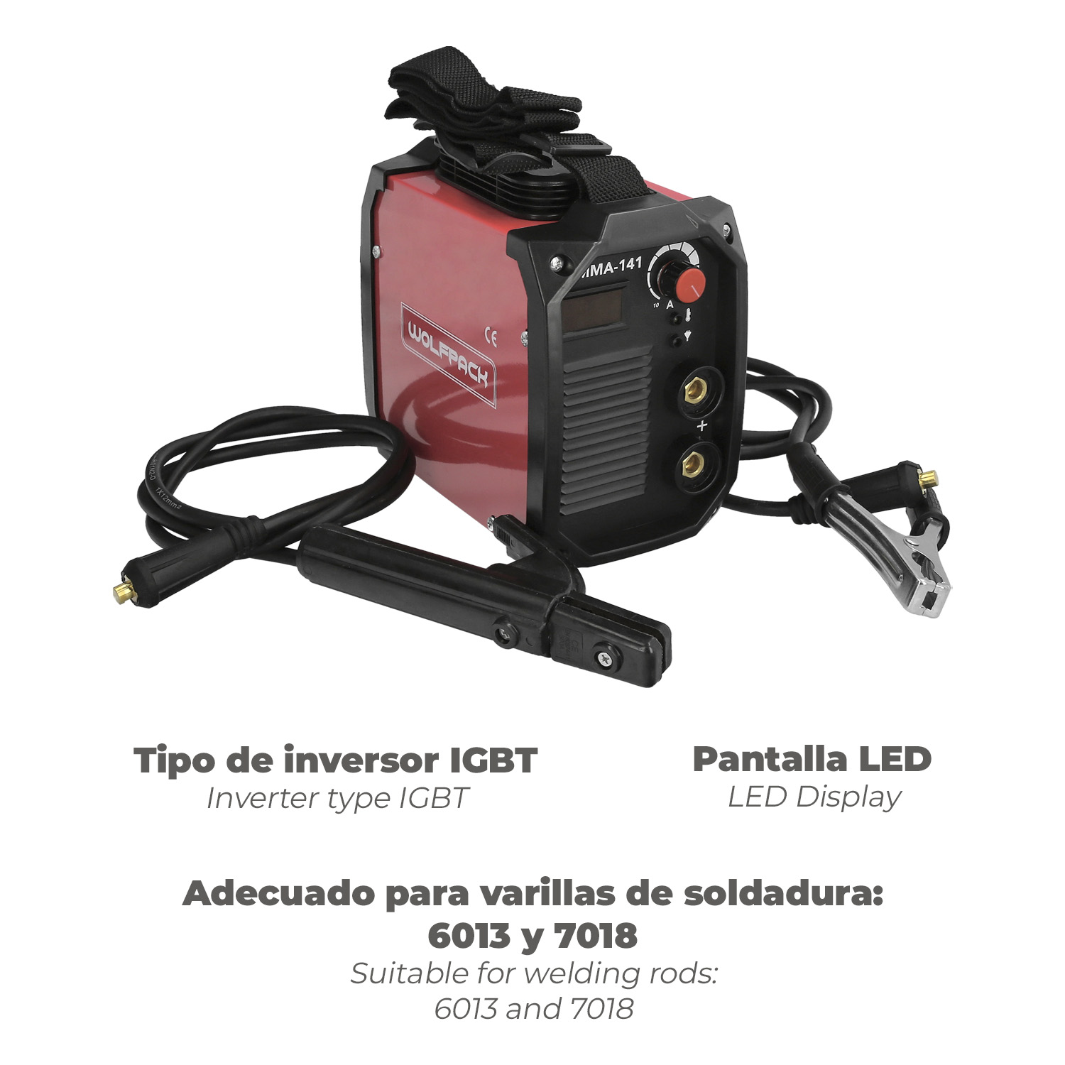 Soldadura Inverter Wolfpack 10-120 A - Imagen 5