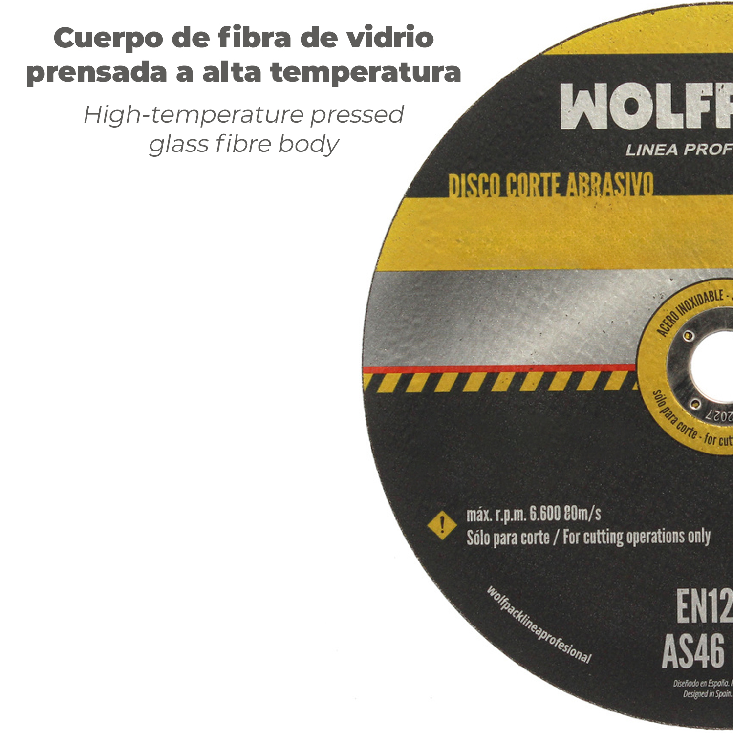 Disco Repasar Abrasivo Ø 125 x Ø 22 mm. Espesor 6,0 mm. Disco Radial / Amoladora Universal Compatible Con Todas Las Amoladoras - Imagen 5