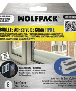 Alternative view of Burlete Elástico "E" 6 m. x 9 mm. Blanco