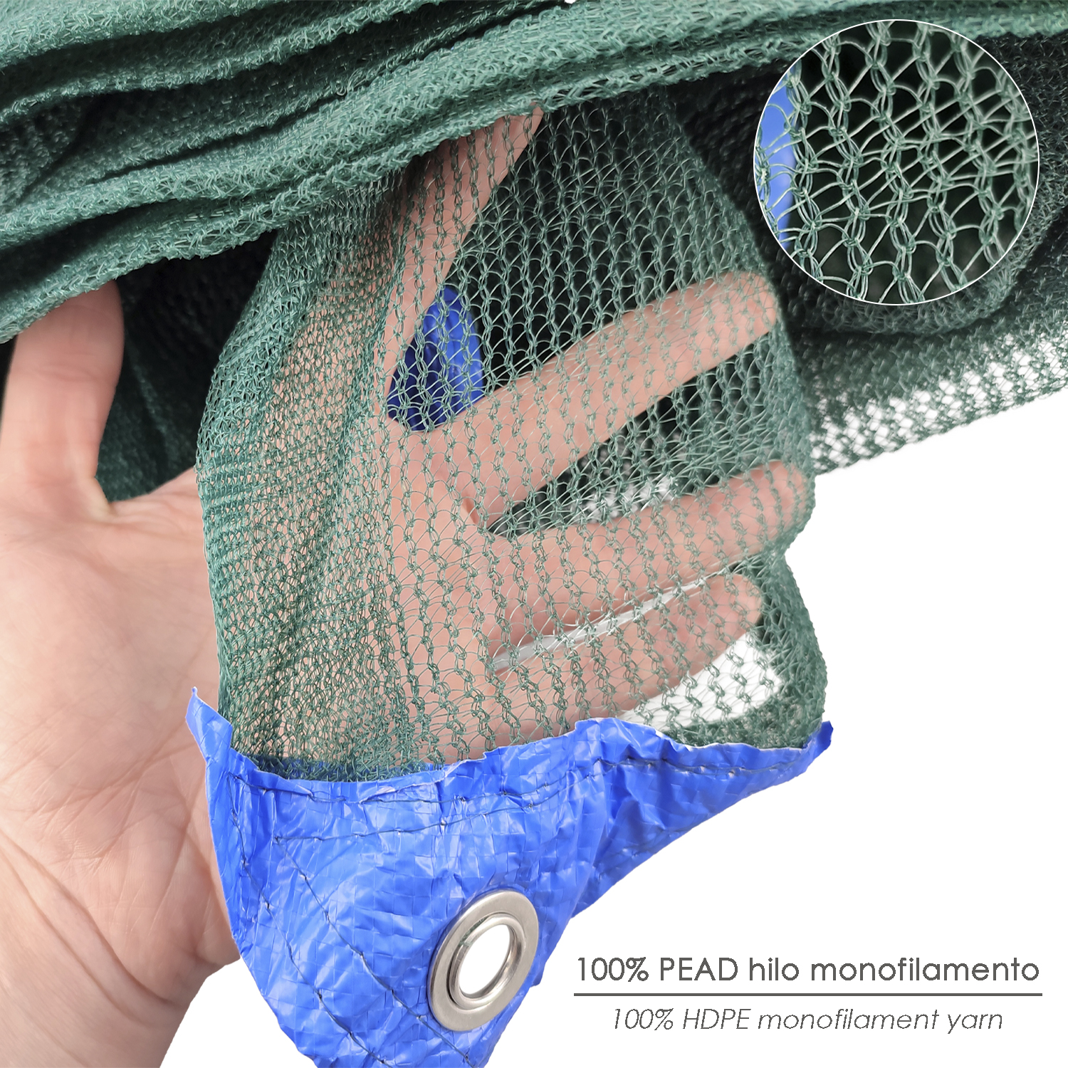 Mantas Aceituna 3 x 6 Metros. Multiusos 100% Hdpe Gramaje 90 Gr/m2. Reforzada, Con Ojales, Mantos Aceituna, Fardos Aceituna, - Imagen 6