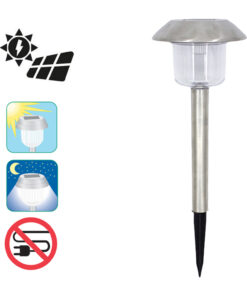 Alternative view of Lampara Solar Inoxidable