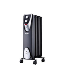 RADIADOR MODELO BLACK EDITION - SIN ACEITE - (6 ELEMENTOS) - 1000W