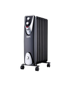 RADIADOR MODELO BLACK EDITION - SIN ACEITE - (8 ELEMENTOS) - 1500W
