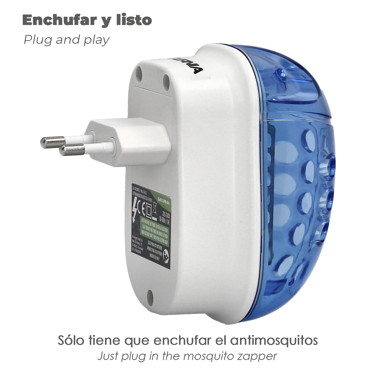Exterminador De Insectos A Pared 1,5 Watt. - Imagen 4