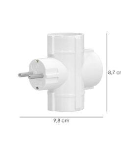 Alternative view of Adaptador Triple Schuko 16 A 250 V.