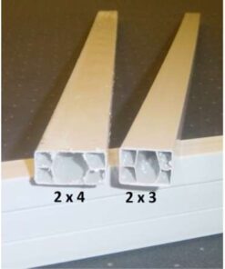 RASTREL PVC PARA SIST.VLS 2X0,03X0X0,022 GRIS (D) ONDULINE