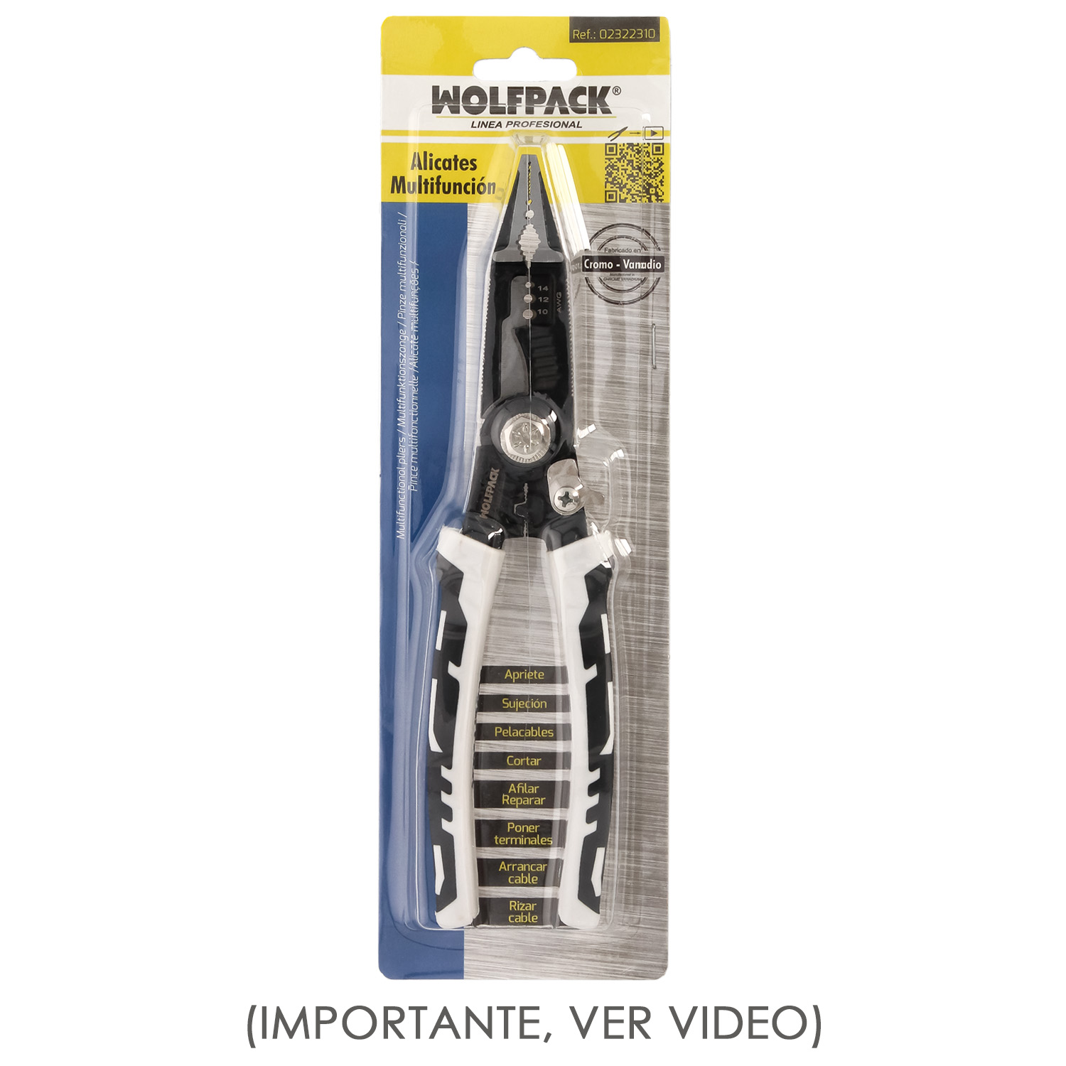 Alicates Multifuncion Especial Cables, Multiherramienta Electricista, Pelacables, Cortacables, Alicates Terminales, Alicates. - Imagen 7