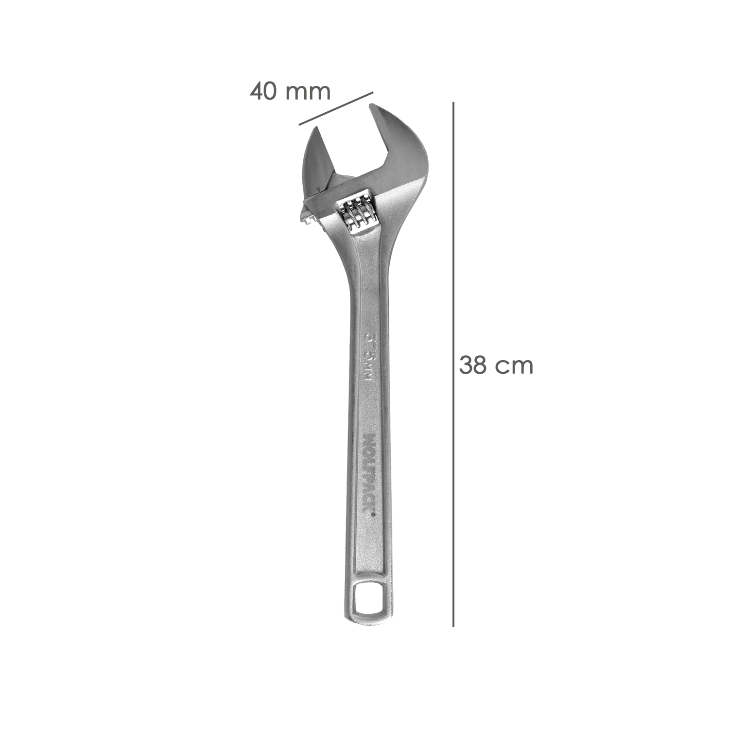 Llave Ajustable Plus Moleta 15" - Imagen 2