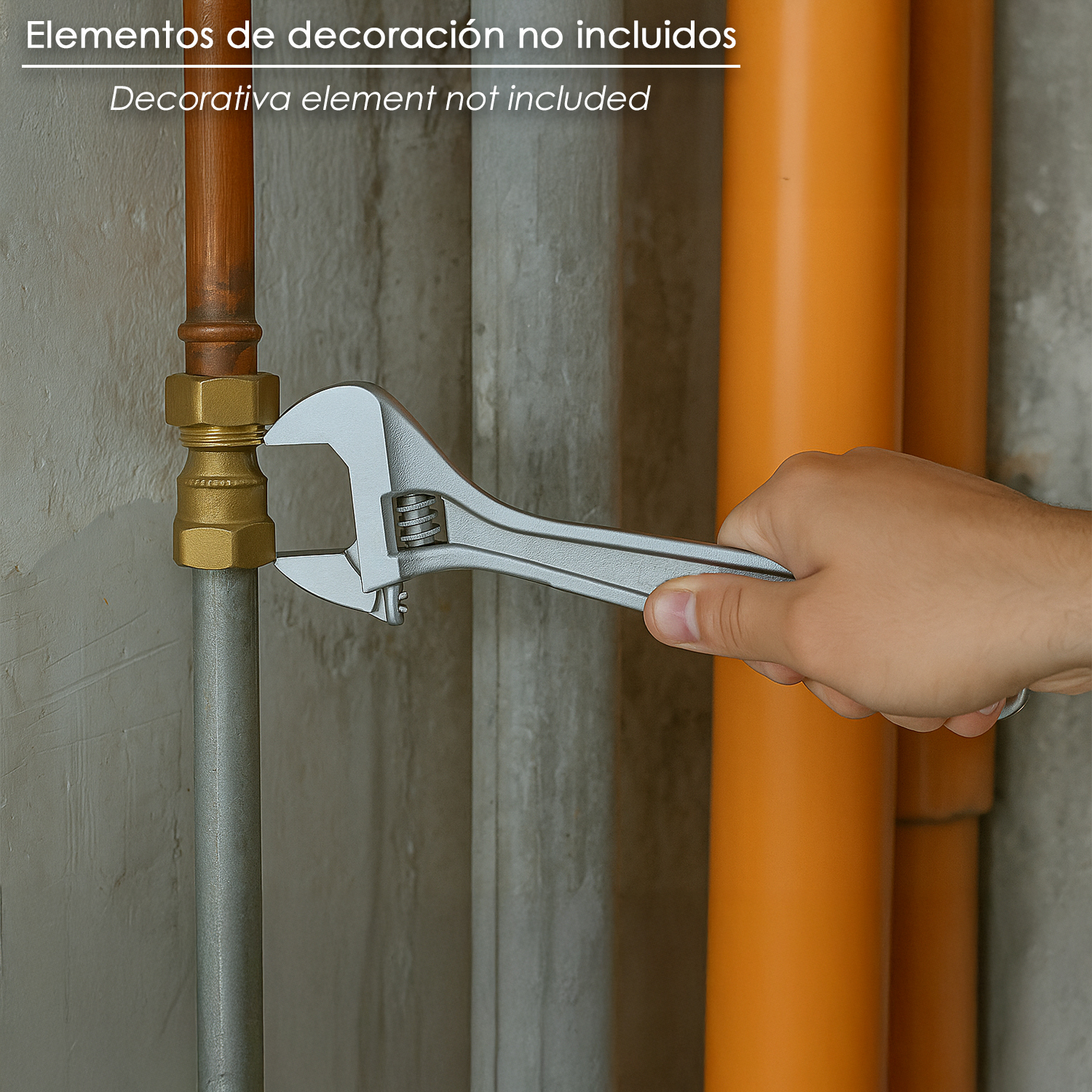 Llave Ajustable Plus Moleta 15" - Imagen 5