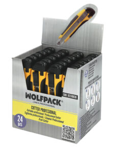 Cutter Con Hoja De 18 mm. Con 2 Hojas (Expositor 24 Piezas)