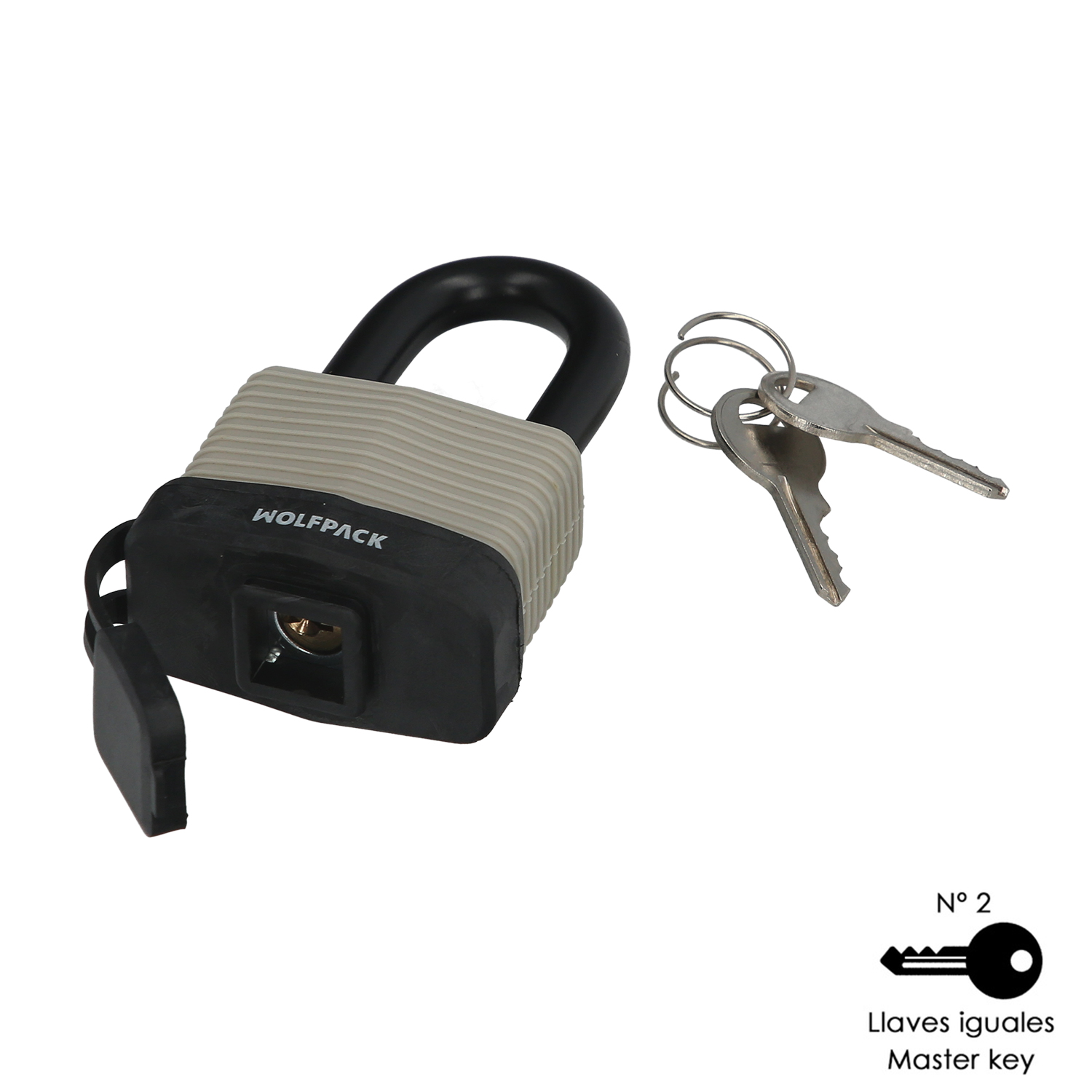 Candado Intemperie Arco Normal 50 mm. - Imagen 3