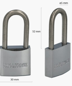 Alternative view of Candado Inoxidable Arco Largo 30mm.