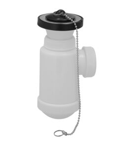 Sifon Botella Extensible 1 1/2 Con Válvula y Tapón