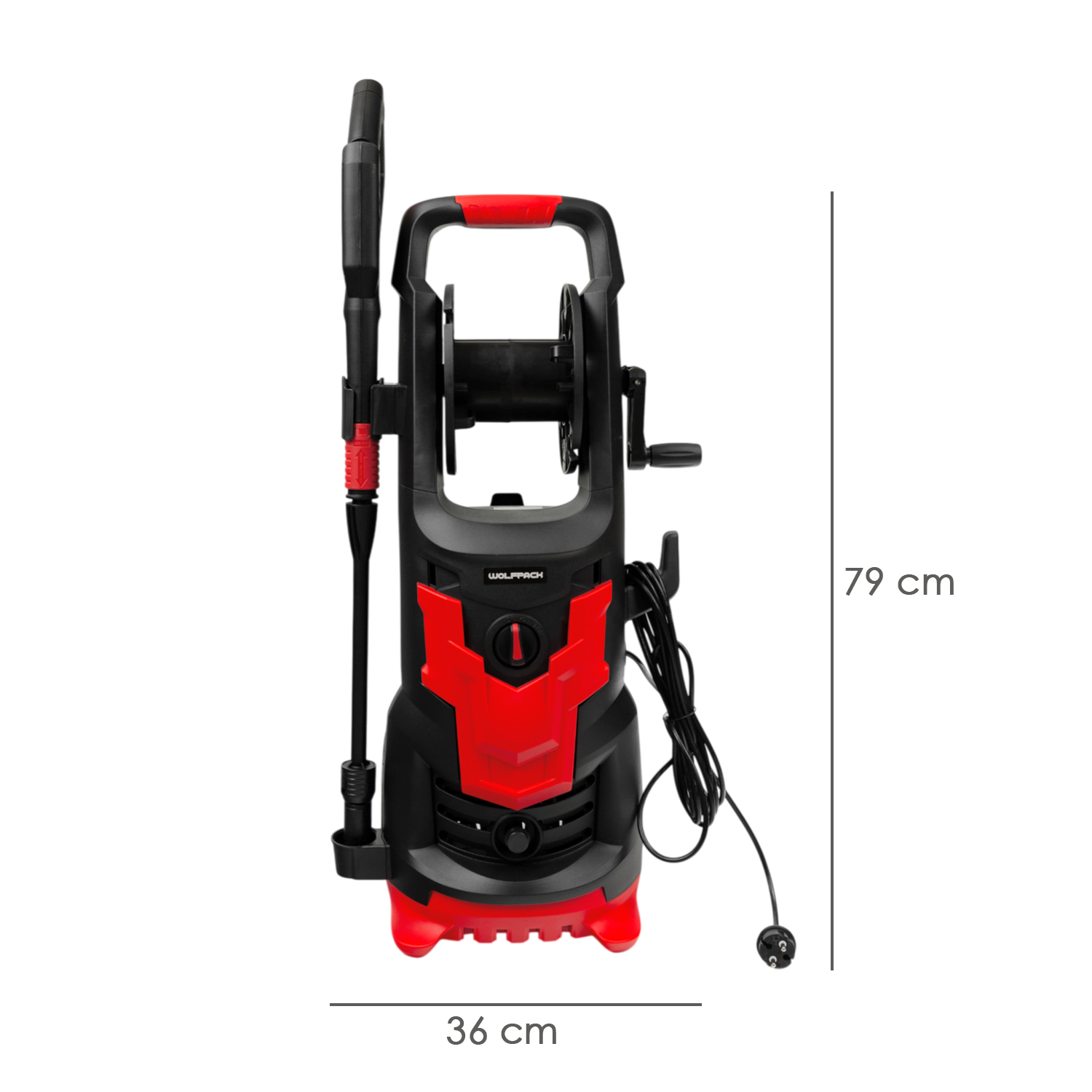 Hidrolimpiadora Alta Presión 180 Bares 2.400 Watt. Con Accesorios 390 Litros / Hora. Limpiadora de Agua Con Deposito Detergente - Imagen 2
