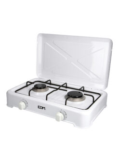 COCINA DE GAS ESMALTADA 2 FUEGOS EDM