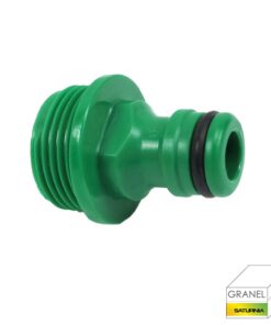 Adaptador Manguera Plastico 3/4 macho Granel