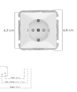 Alternative view of Base Oryx Con Toma Tierra (Mecanismo)