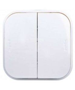 CONMUTADOR DOBLE 10A BLANCO IP21