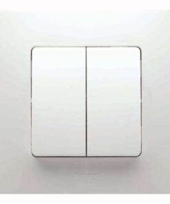 NILOE DOBLE CONMUTADOR BLANCO