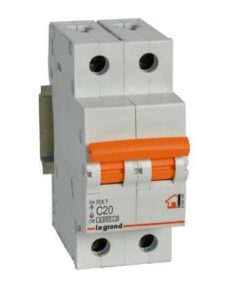 MAGNETOTERMICO RX3 2P C20 6000A VIVIENDA