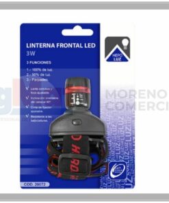 LINTERNA FRONTAL LED 3W A PILAS