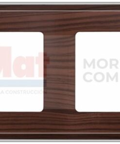 MARCO DE 2 ELEMENTOS MADERA OSCURA
