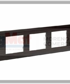 MARCO DE 3 ELEMENTOS MADERA OSCURA