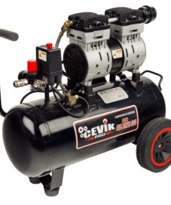 COMPRESOR AIRE SILENCIOSO 24L. 1,5HP 150L/MIN. 60dB