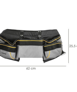 Alternative view of Bolsa Encofrador Doble Con Cinturón Ajustable, Colgador de Martillo, Bolsa Herramientas, Portaherramientas