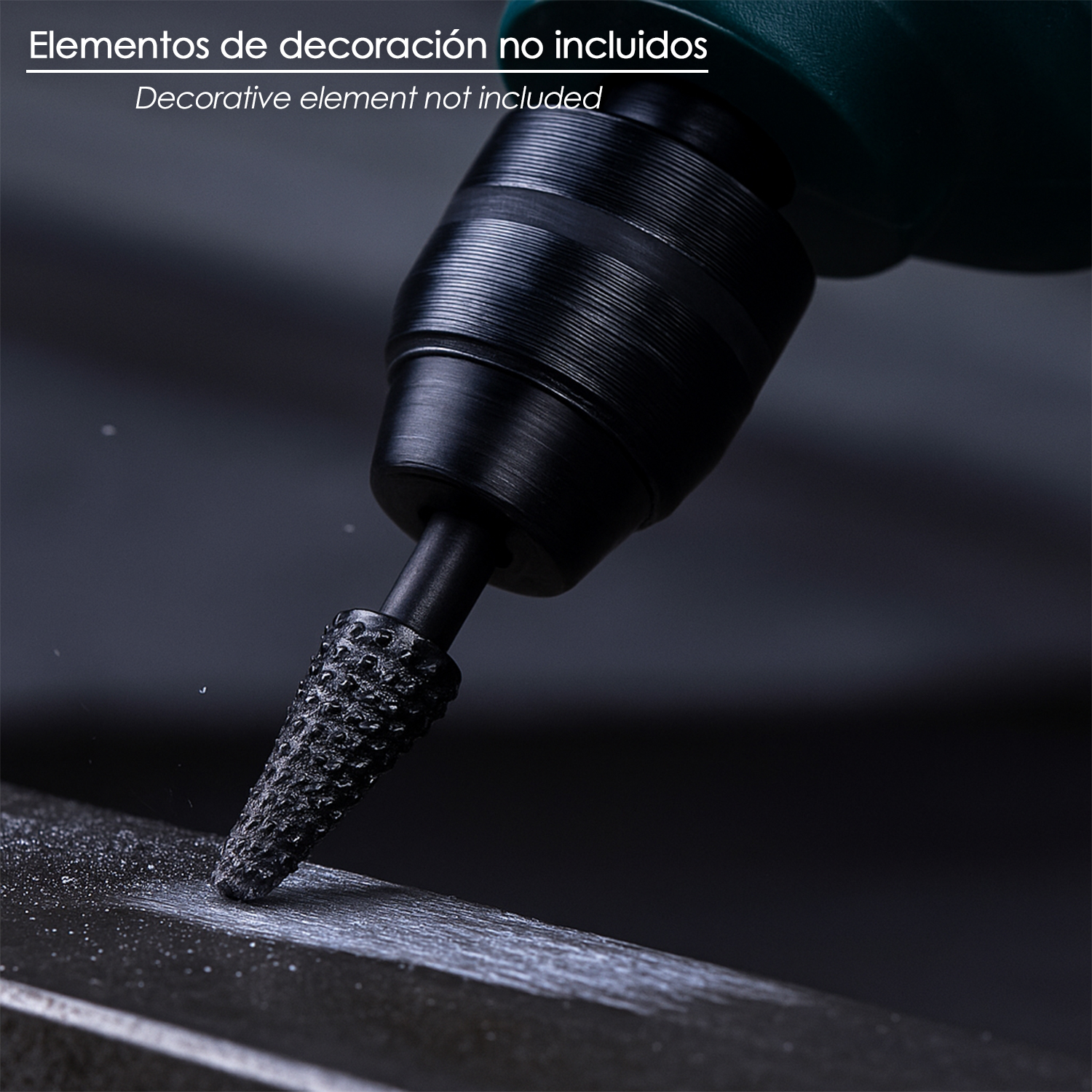 Fresa Rotativa Para Metal Conica Ø 6 a 15 mm. Para Taladro / Fresadora - Imagen 6