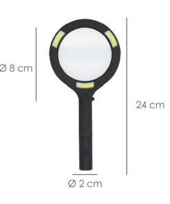 Alternative view of Lupa Con Led 2,5x Aumentos. Lupa De Mano, Ø11cm Lupa Para Leer, Lupa De Lectura, Lupa Con Luz