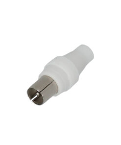 Conector TV Macho Recto 9,5 mm.