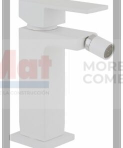 GRIFO MONOMANDO BIDE CUBIC BLANCO MATE