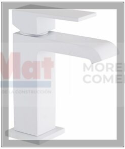 MONOMANDO LAVABO CUBIC WATERFALL BLANCO MATE