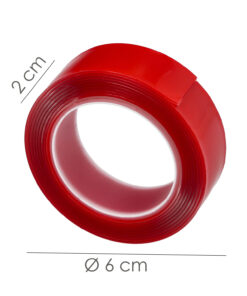 Alternative view of Cinta Doble Cara Elástica transparente 1,5 m. x 19 mm.