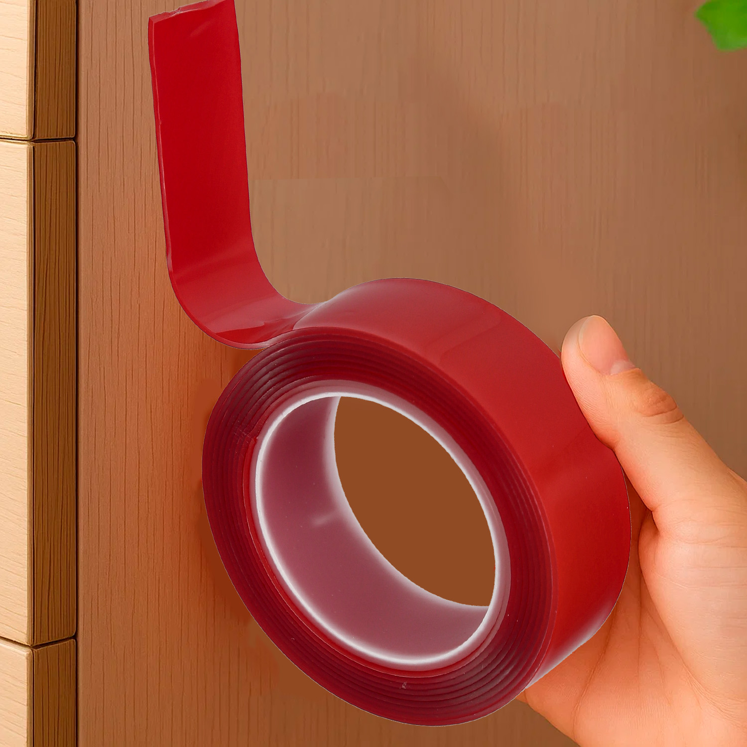 Cinta Doble Cara Elástica transparente 1,5 m. x 19 mm. - Imagen 4