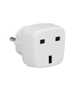 Adaptador Viaje Toma Inglesa A Schuko
