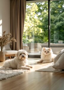 Suelo vinílico para mascotas