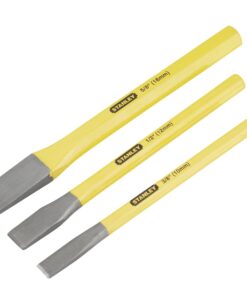 JUEGO DE CINCELES STANLEY PUNTA PLANA - 3 UDS