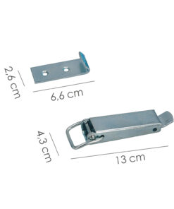 Alternative view of Cierre Caja Con Enganche Plano 120 mm. (Caja 25 unidades)